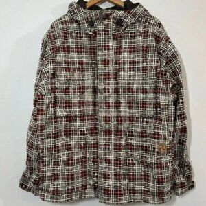 Burton Ronin La Cosa Nostra Abstract Ski Jacket Snowboard Mens Medium Y2K